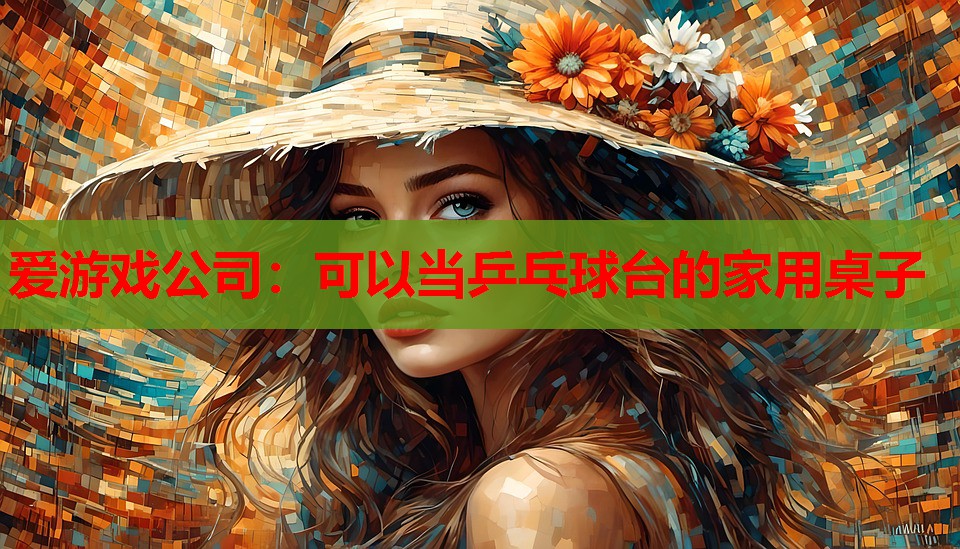 爱游戏公司：可以当乒乓球台的家用桌子