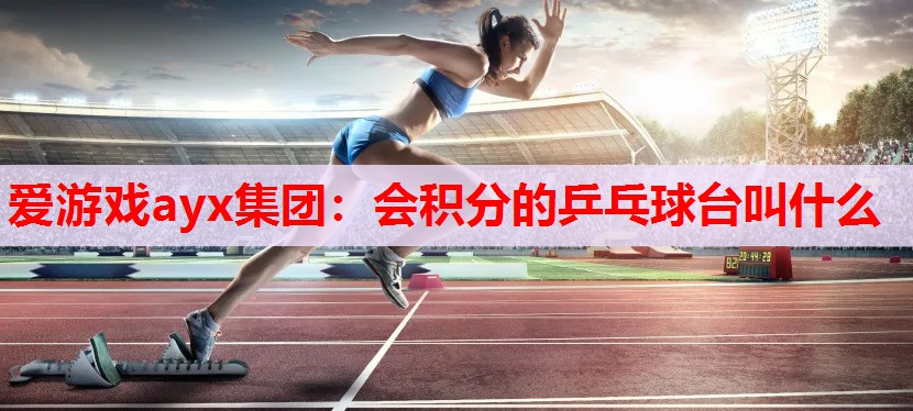 爱游戏ayx集团：会积分的乒乓球台叫什么