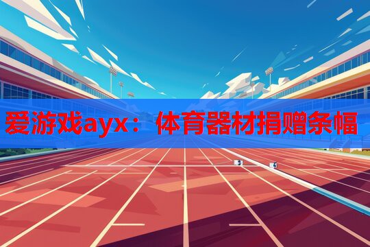 爱游戏ayx：体育器材捐赠条幅