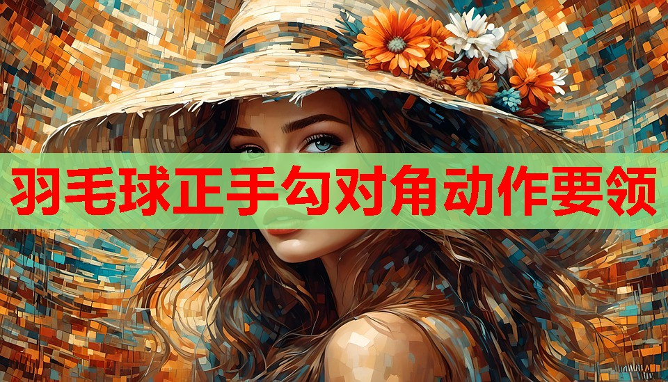 羽毛球正手勾对角动作要领